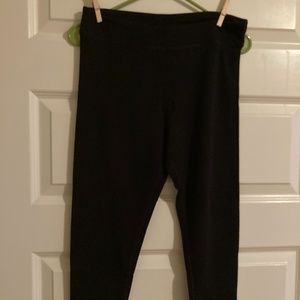 Ibex Women's Medium Merino Woolies 2 - 3/4 leggings - Black